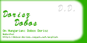 dorisz dobos business card